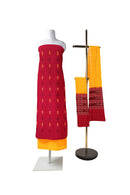 Fish Motifs bomkai cotton dress material set