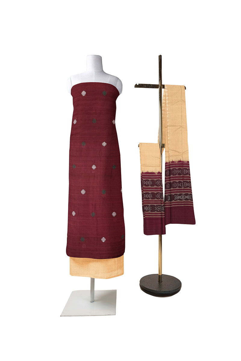 Bomkai cotton dress material set