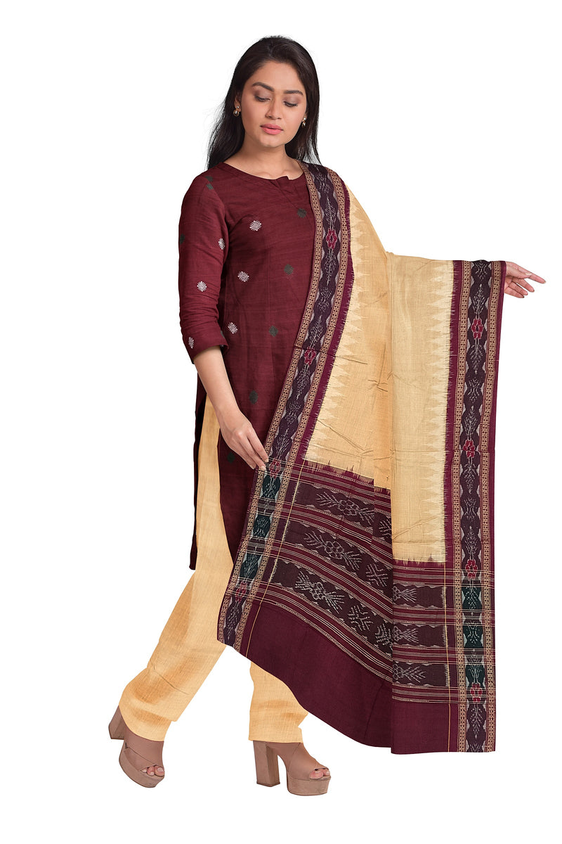 Bomkai cotton dress material set