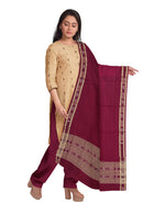 Buti design Premium Quality Unstitched Bomkai cotton dress material set