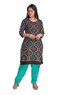 Exquisite Flower design unstitched Sambalpuri cotton dress material set