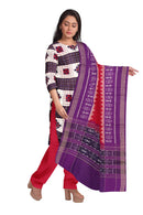 Pasapali design sambalpuri cotton dress material set