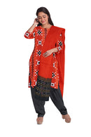 Pasapali design sambalpuri cotton dress material set