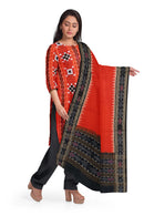 Pasapali design sambalpuri cotton dress material set