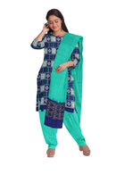 Exquisite Pasapali and Flower design sambalpuri cotton dress material set