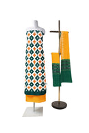 Beautiful Pasapali design Sambalpuri cotton dress material set