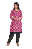 Beautiful Flower and Elephant design Sambalpuri cotton dress material set