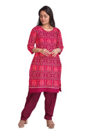 Exclusive Konark temple and wheel design sambalpuri cotton dress material set