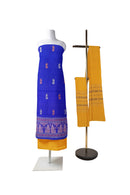 Boita(Boat) Design Sambalpuri silk Bapta dress material set.