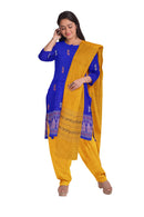 Boita(Boat) Design Sambalpuri silk Bapta dress material set.
