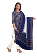 Sambalpuri cotton dress material set.