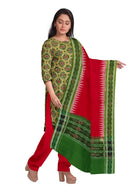Beautiful sambalpuri cotton dress material set