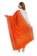 Lotus motifs Bomkai cotton dress material set