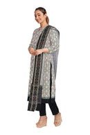Exquisite flower design sambalpuri cotton dress material set