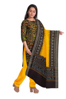 Beautiful Sambalpuri cotton dress material set