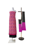Exquisite fish design sambalpuri cotton dress material set