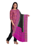 Exquisite fish design sambalpuri cotton dress material set