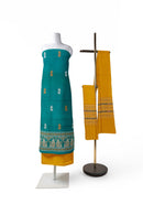 Boita(Boat) Design Sambalpuri silk Bapta dress material set.