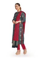 Doll design bomkai silk dress material set