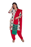 Ashwini unstitched Sambalpuri Cotton dress material set