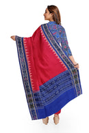 Beautiful leaves design Sambalpuri cotton dress material set