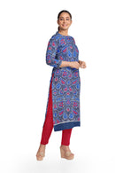 Beautiful leaves design Sambalpuri cotton dress material set