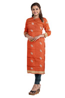 Sambalpuri unstitched Silk Kurti Material. 2.4 mtr