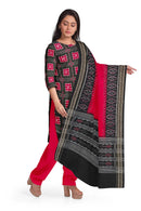 Pasapalli design sambalpuri cotton dress material set