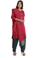 Doll design Bomkai silk dress material set