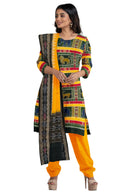 Exquisite Utkal laxmi with Animals design Sambalpuri cotton dress material set