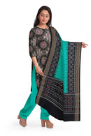 Chakra bandha design Sambalpuri cotton dress material set