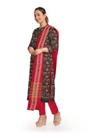 Elephant design sambalpuri cotton dress material set