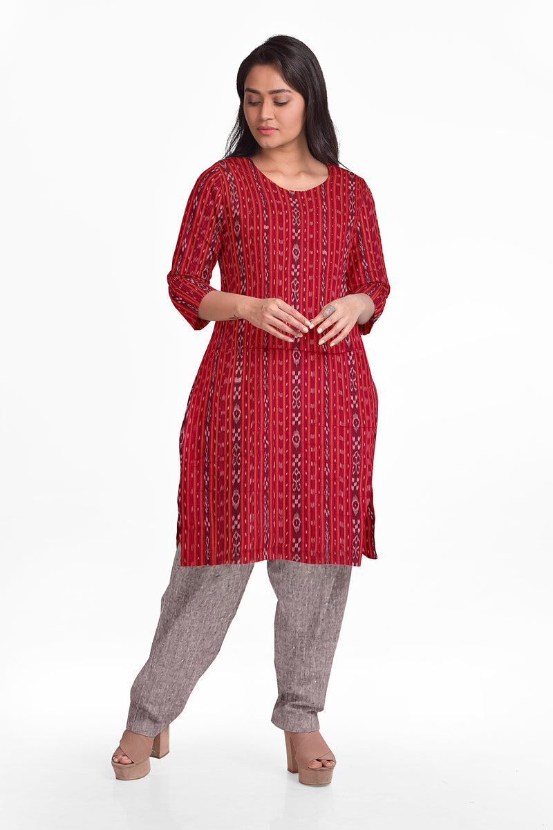 Traditional sambalpuri cotton dress material set