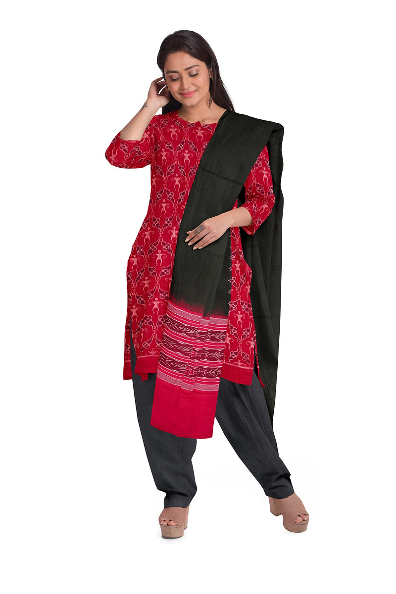 Sambalpuri cotton dress material set
