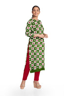 Exquisite Pasapali design unstitched sambalpuri cotton dress material set