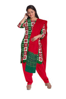 Exquisite Pasapali design unstitched sambalpuri cotton dress material set