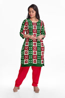 Exquisite Pasapali design unstitched sambalpuri cotton dress material set