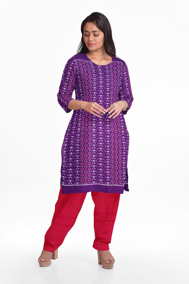 Exquisite Sambalpuri unstitched cotton dress material set