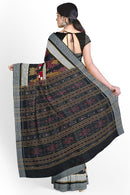 Sambalpuri cotton saree with blouse piece