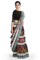 Sambalpuri cotton saree with blouse piece