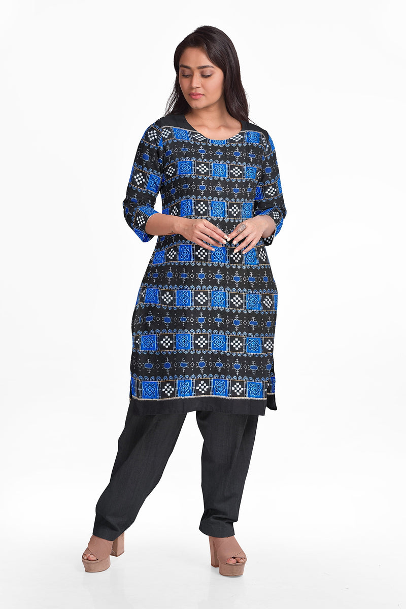 Pasapali design sambalpuri cotton dress material set