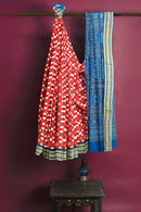 Prasapali design Sambalpuri Silk saree with blouse piece