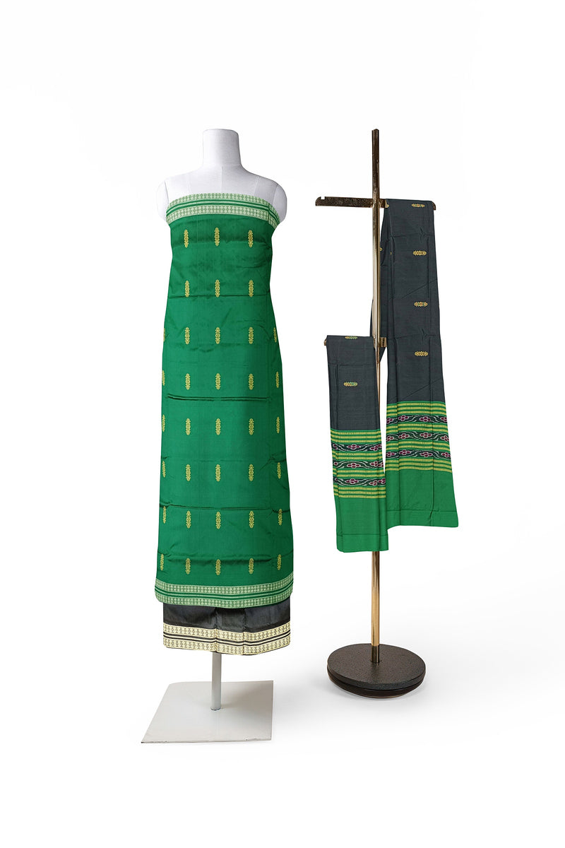 Bomkai silk dress material set