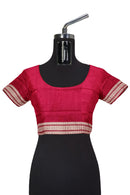 Pasapali design Sambalpuri silk saree with blouse piece