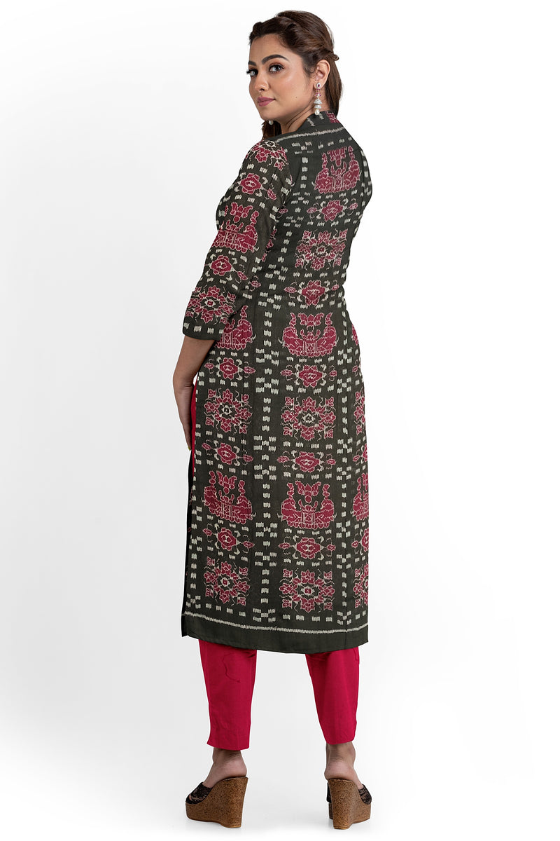 Unstitched Sambalpuri cotton dress material, 2.5 mtr