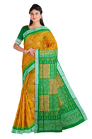 Bomkai silk saree with blouse piece