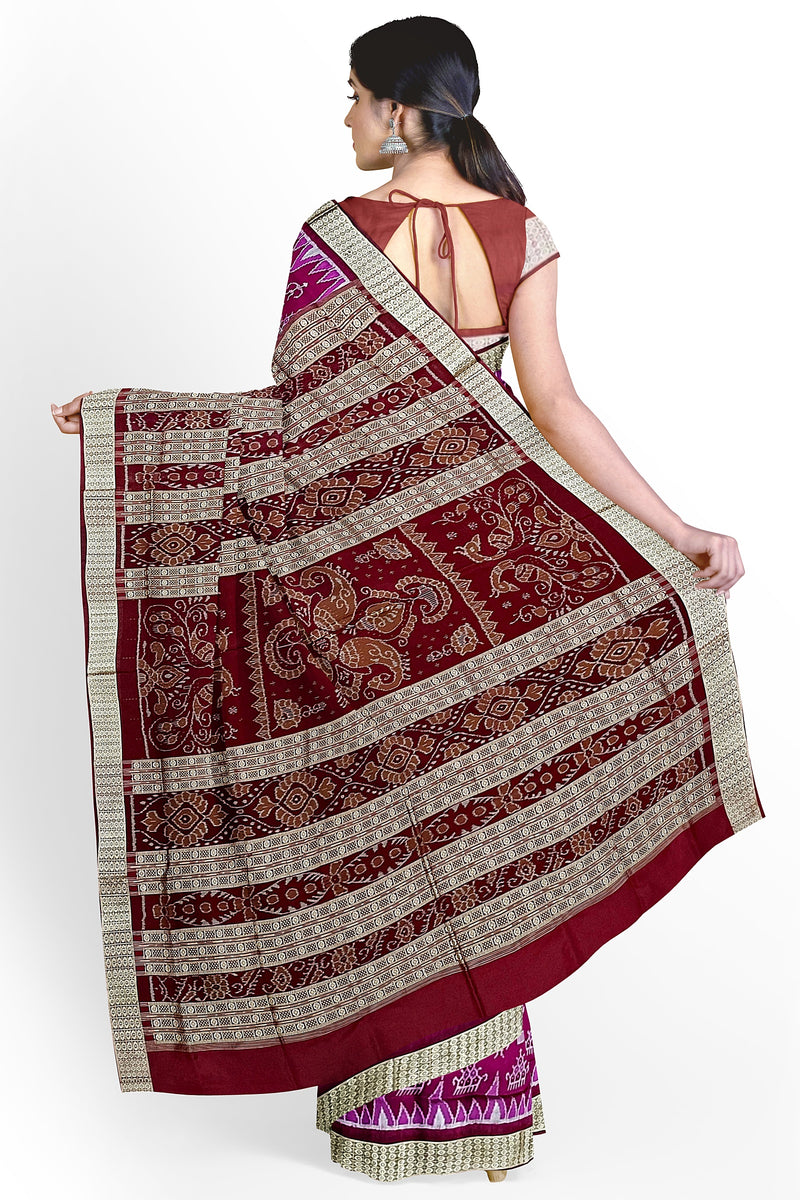 Sambalpuri Silk Saree With Blouse piece