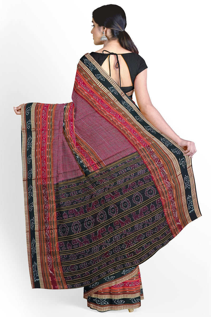 Sachipar design Sambalpuri Cotton Saree