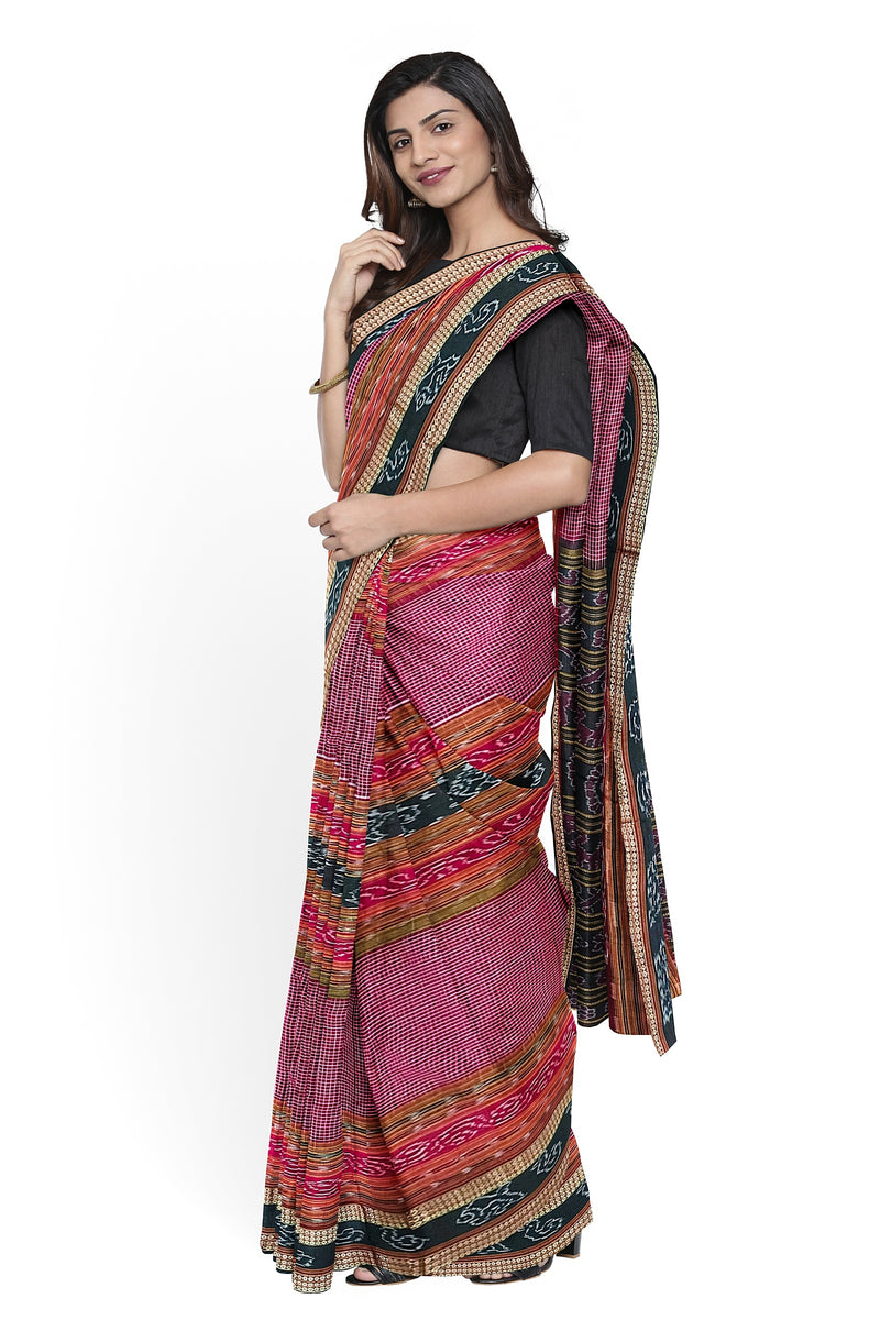 Sachipar design Sambalpuri Cotton Saree