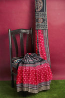 Chakra Bandha in Panel design Sambalpuri cotton saree with blouse piece